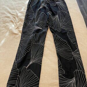 COS embroidered wool pants